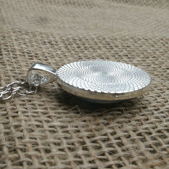 Stargate Glass Cabochon Pendant Necklace - Picture 9 of 12